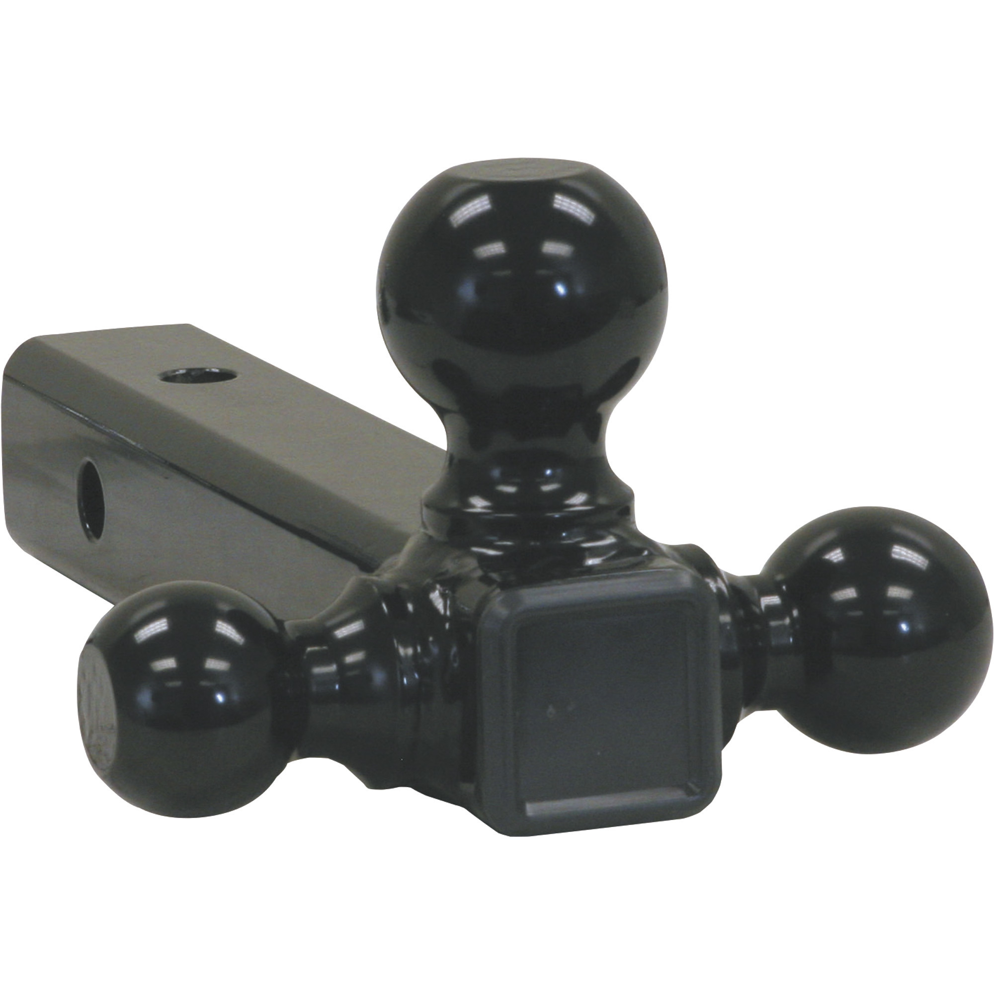 Buyers Products, Tri-Ball Hitch-Tubular Shank with Black Towing Balls, Gross Towing Weight 10000 lb, Model# 1802202